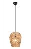 Lampa wisząca pleciona hiacynt wodny kolor naturalny owalna boho rystykalna industrialna minimalistyczna JEAN R36221036 Rl